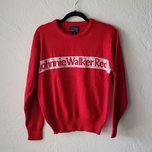 🥃 NWOT Vintage JOHNNIE WALKER RED Sweater